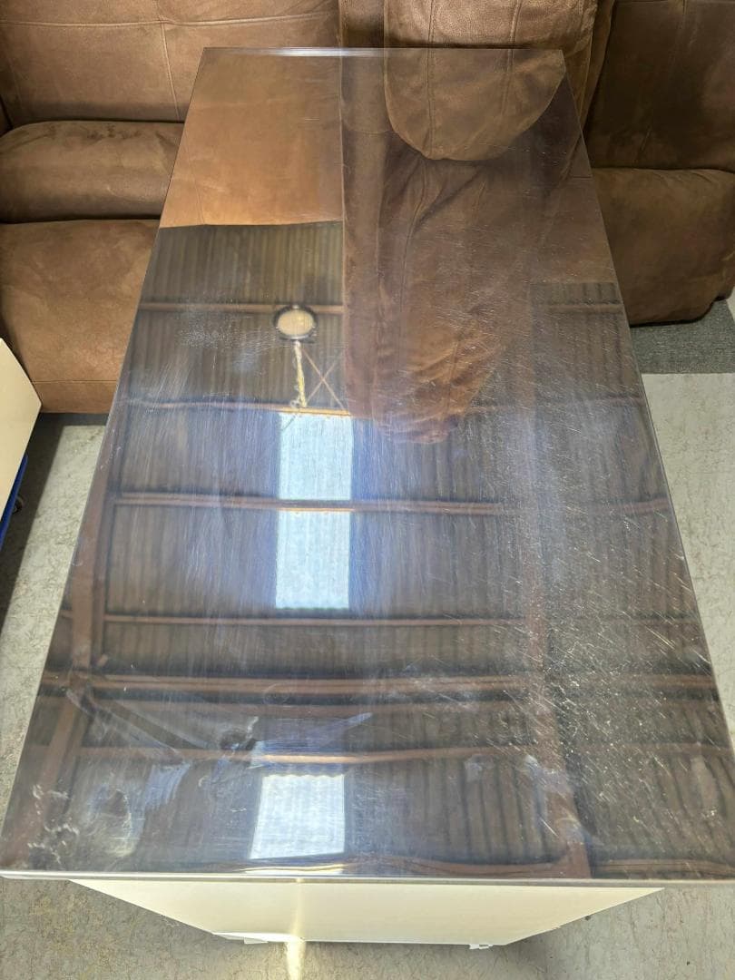 ステンレストップ昇光家具キッチンカウンター、コンセント・キャスター付 Used