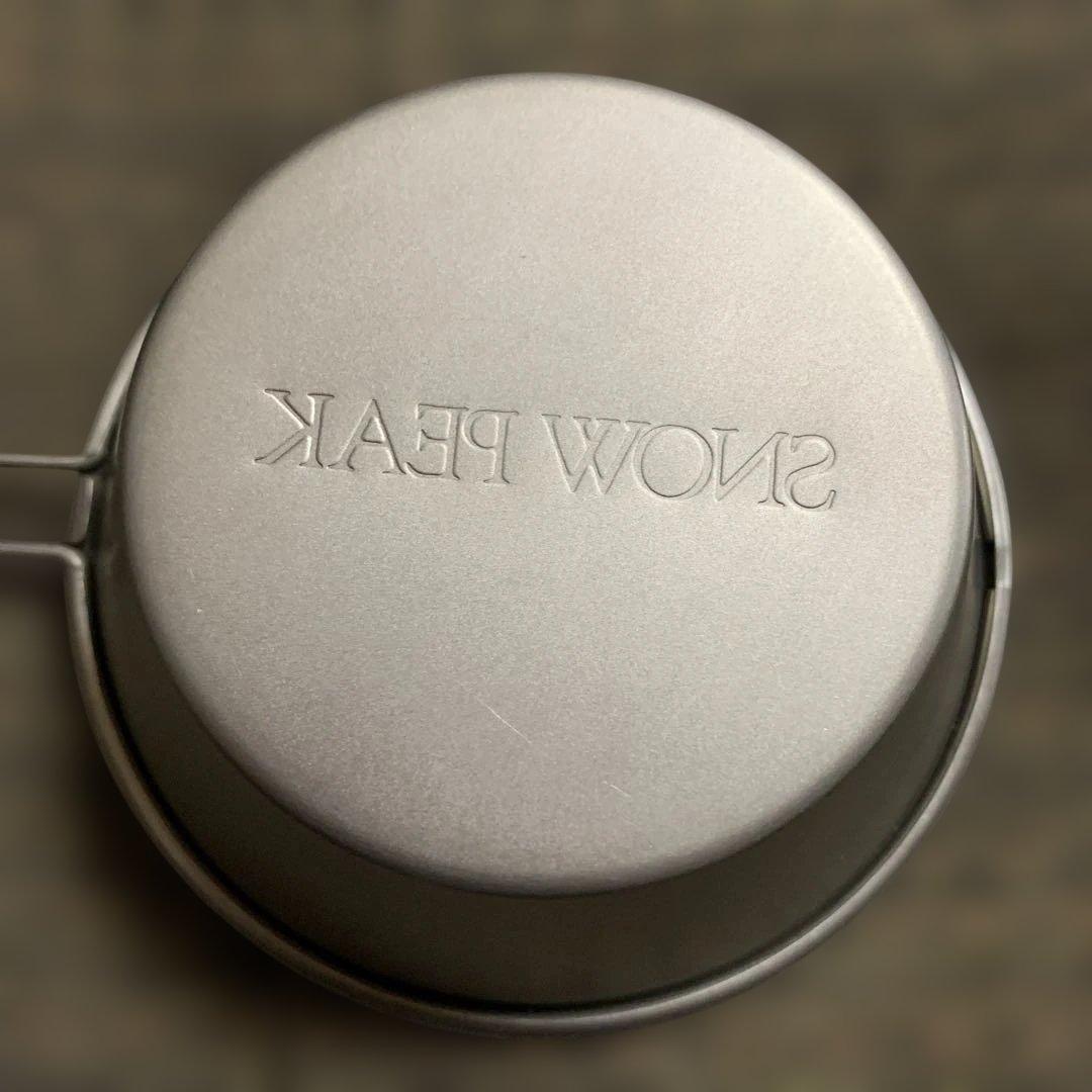 スノーピーク　チタンシェラカップ　旧ロゴ　大文字　ヤマコウ　廃盤品