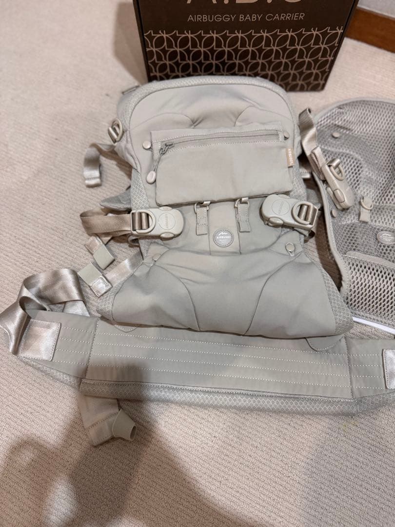 A.B.C. Airbuggy Baby Carrier サンドアッシュホワイト