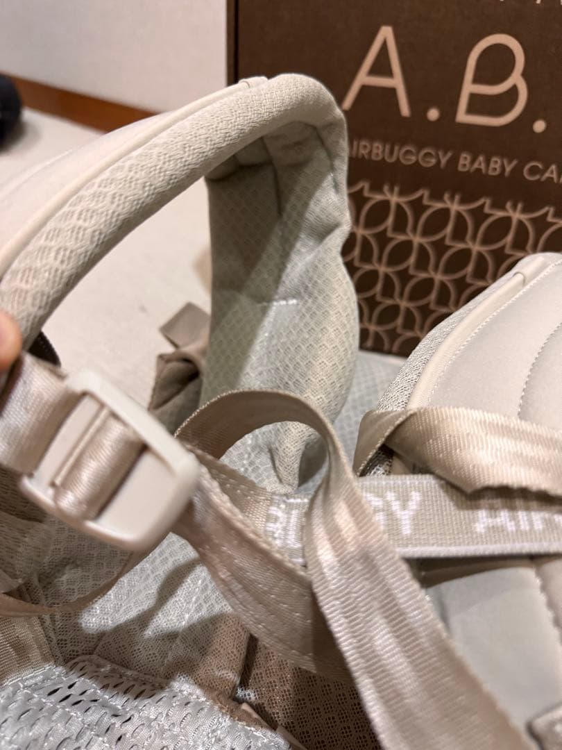 A.B.C. Airbuggy Baby Carrier サンドアッシュホワイト