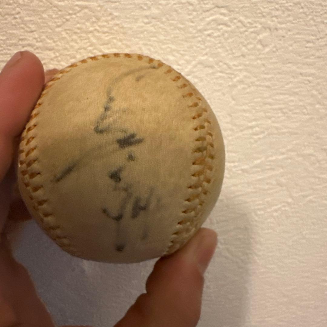 た*ぁ様 サイン入り 野球ボール　長嶋茂雄、王貞治、森昌彦 後1名わかりません