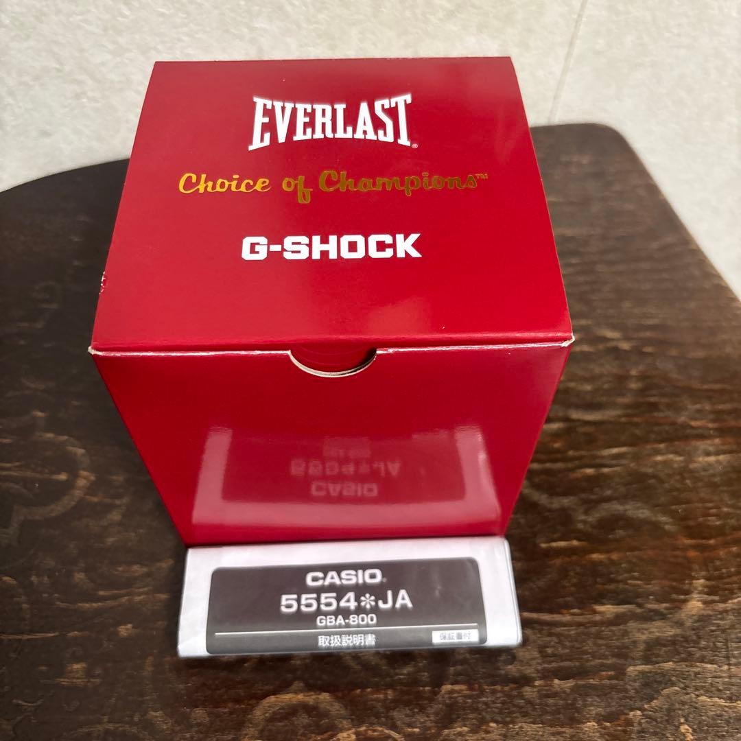 G-SHOCK EVERLAST コラボ GBA-800 CASIO 腕時計