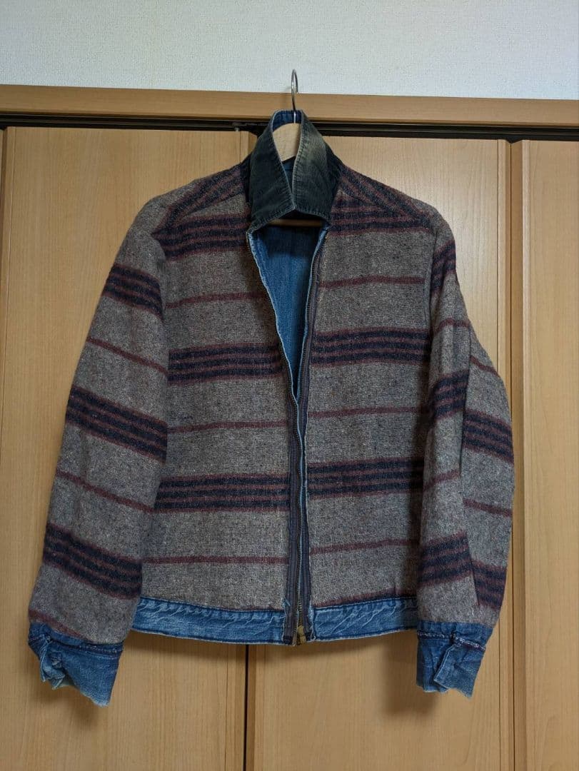 ヨ*シ様 60s USA製 デニムジャケット ブランケット ストア ヴィンテージ