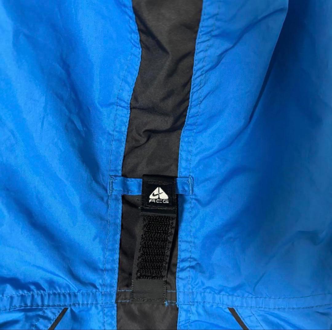 90s NIKE ACG ナイロンジャケット ブルー M 美品