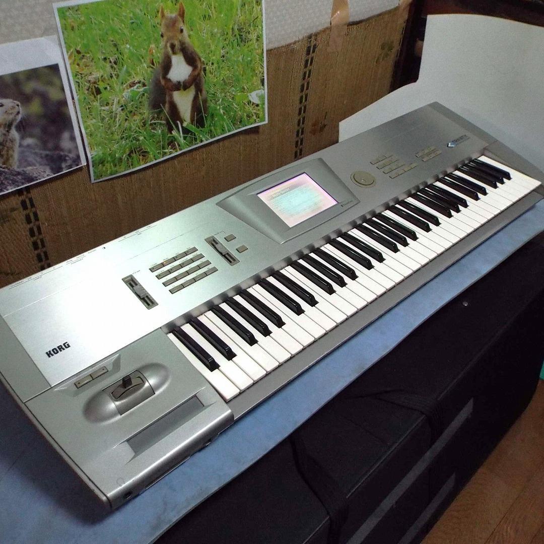 美品_最近液晶難有_KORG TRINITY 61鍵_FDD交換_大量取説新品