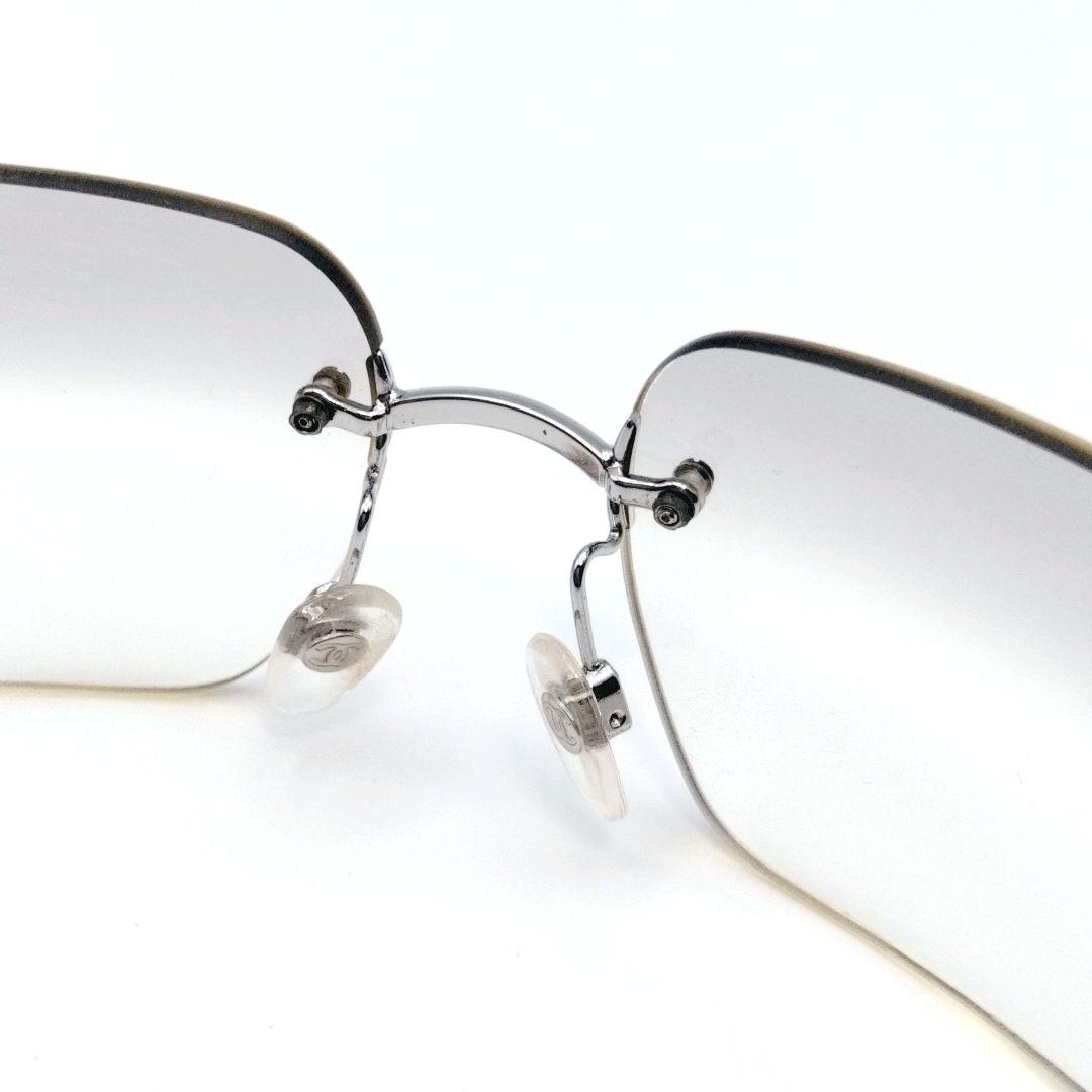 CHANEL シャネル　ココマーク　サングラス　リムレス　グラデーション