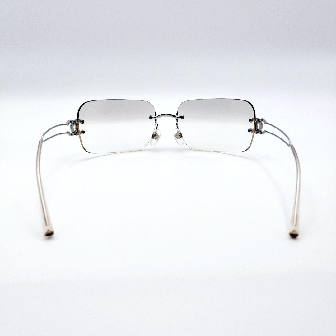 CHANEL シャネル　ココマーク　サングラス　リムレス　グラデーション