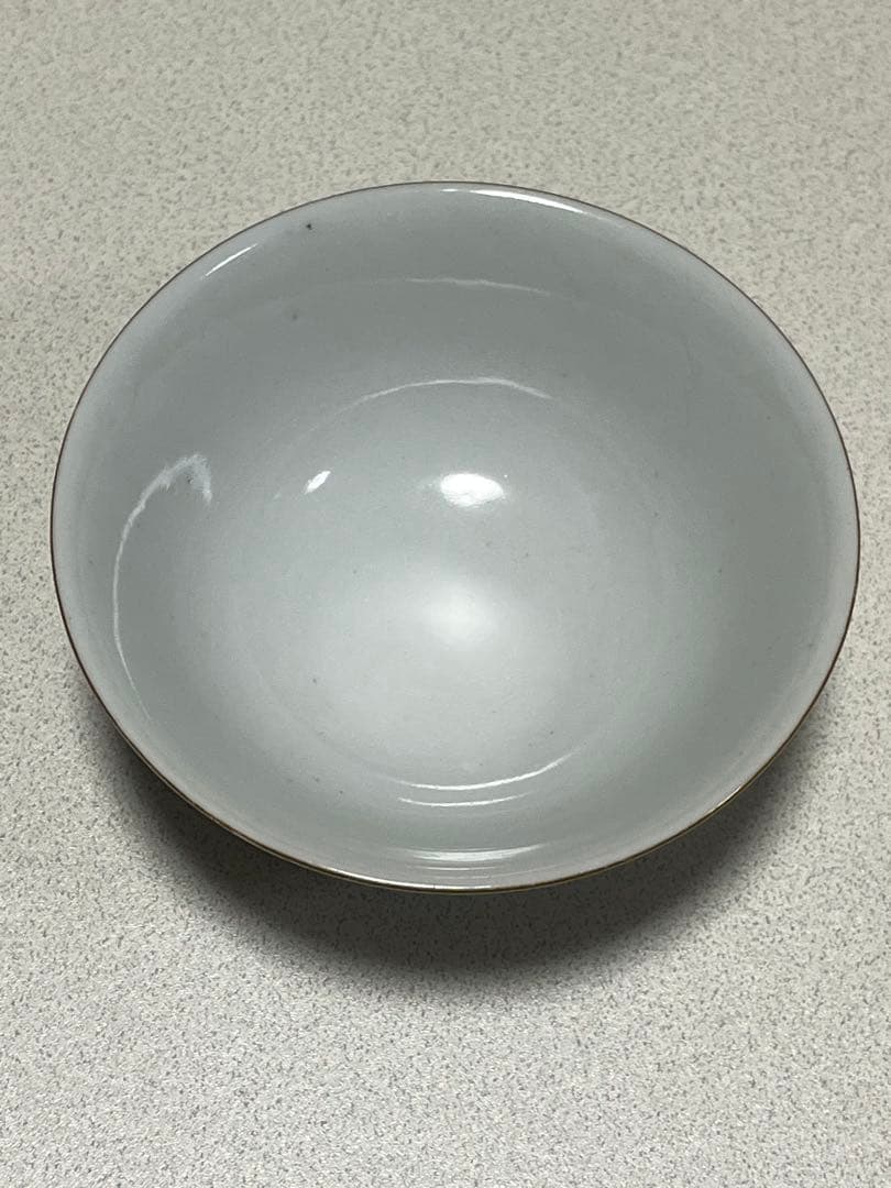 H*o様 茶碗　蓋付　磁器金彩墨絵　幹山精製