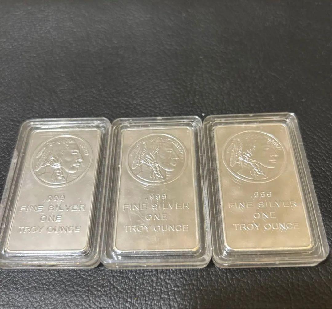 インゴット銀メッキレプリカ