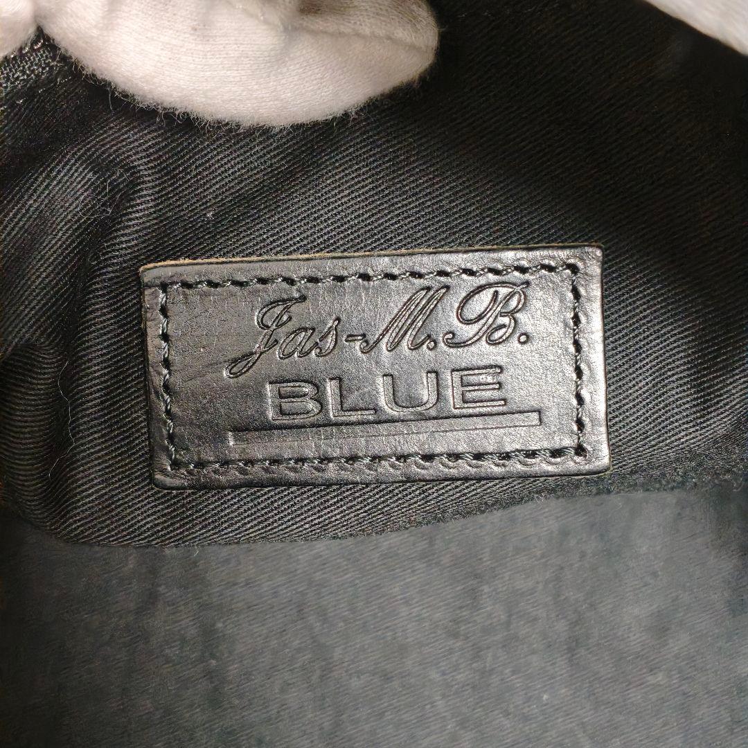 美品✨jas m.b.BLUE ジャスエムビー ボストンバッグ ブラック