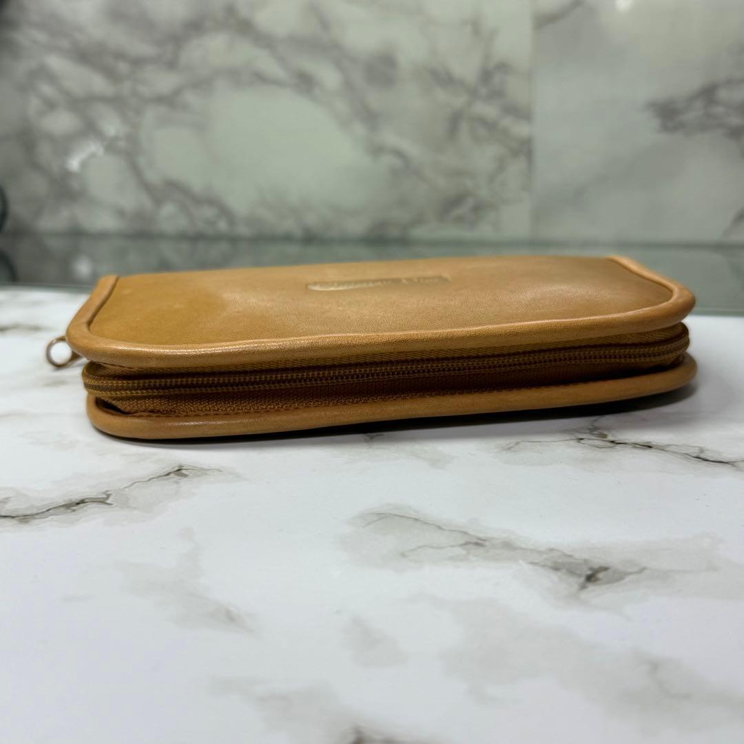 90s クリスチャンディオール ネクタイピン カフス ポーチ レザー 本革