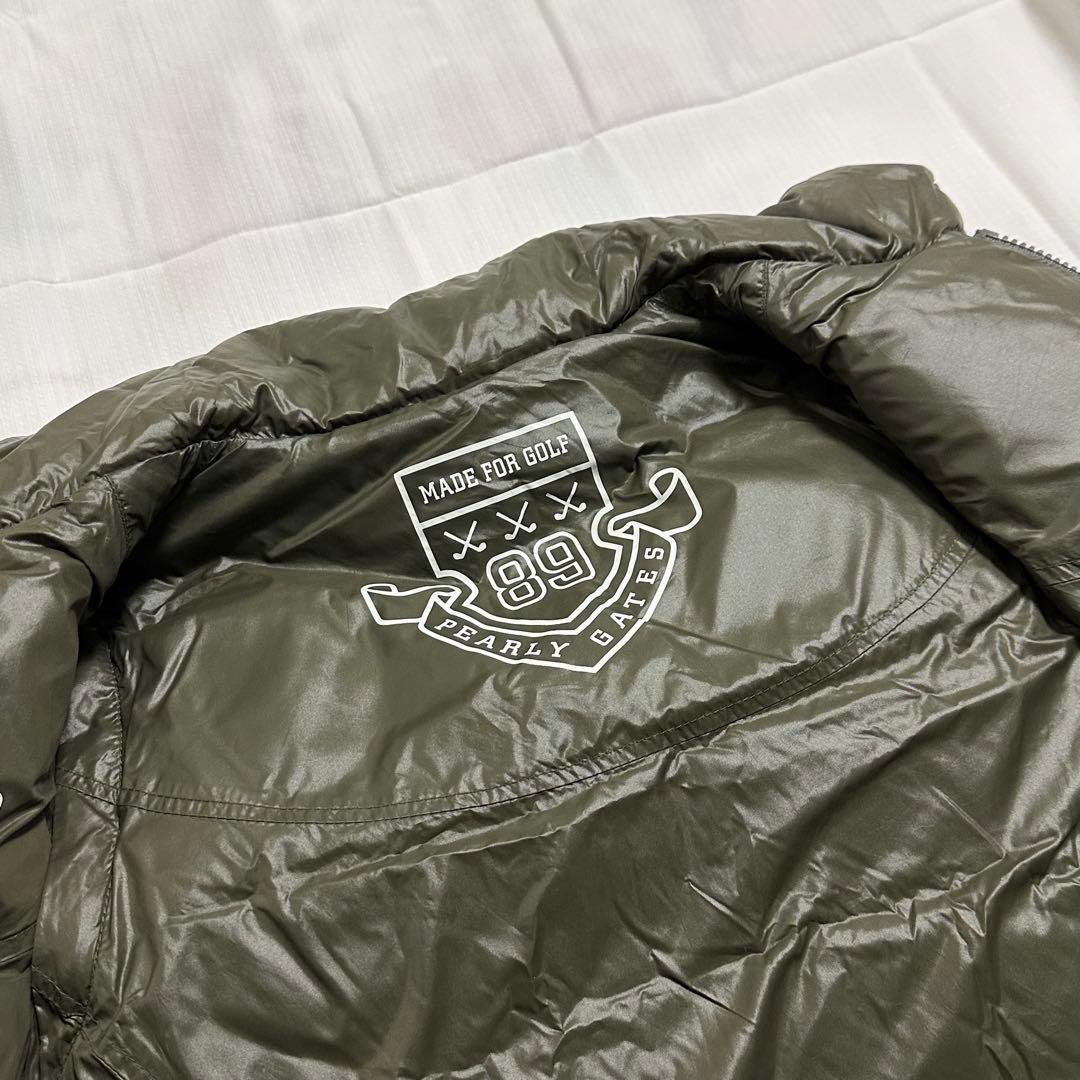 パーリーゲイツ☆レディース☆ダウンベスト☆リバーシブル☆S相当☆グリーン☆カーキ