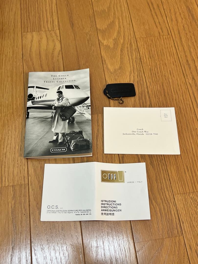 オールドコーチ ダレスバッグ 本革 USA製 黒 5420 coach