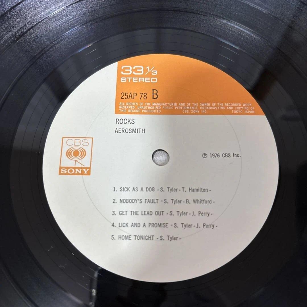 美品　Aerosmith Rocks 帯付き レコード