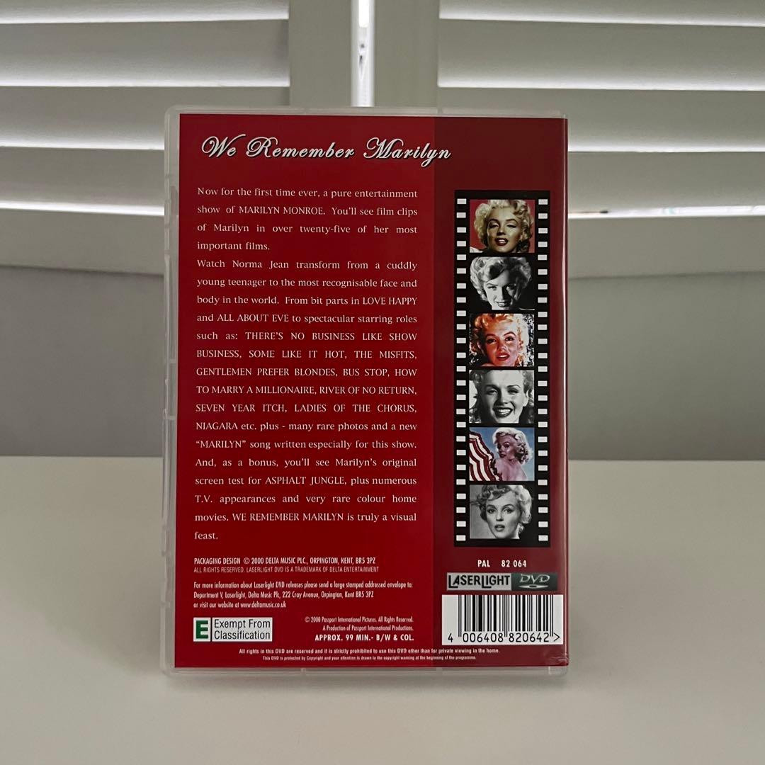 マリリン・モンロー 「We Remember Marilyn」DVD