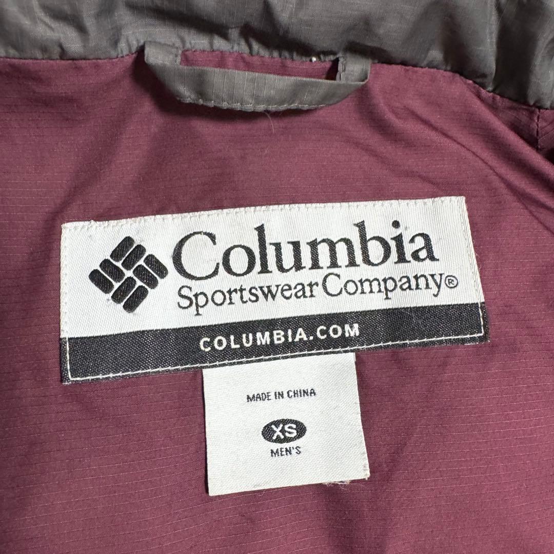 コロンビア00s キルティングpuffy jacket メンズXS短丈y2k