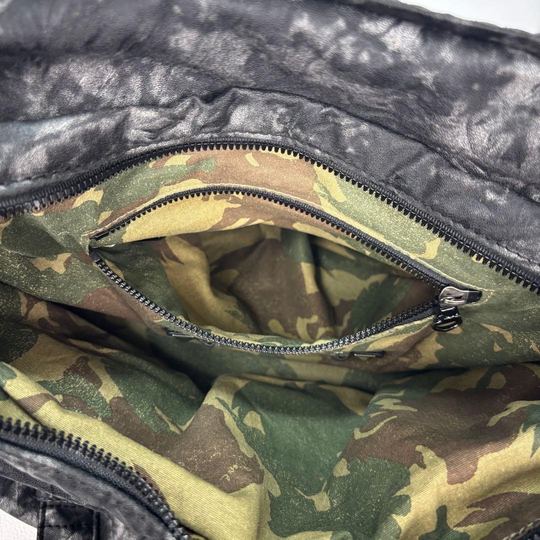 極美品✨ディーゼル カモフラ Y2Kボストン ハンドバッグ archive