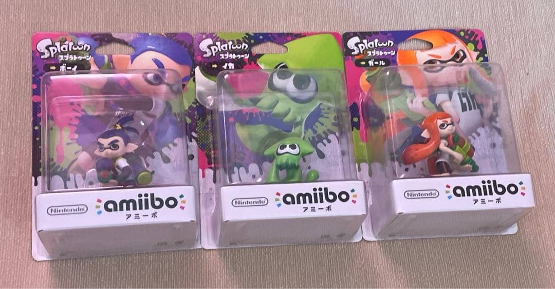 amiibo イカ(スプラートゥーンシリーズ) 3点セット