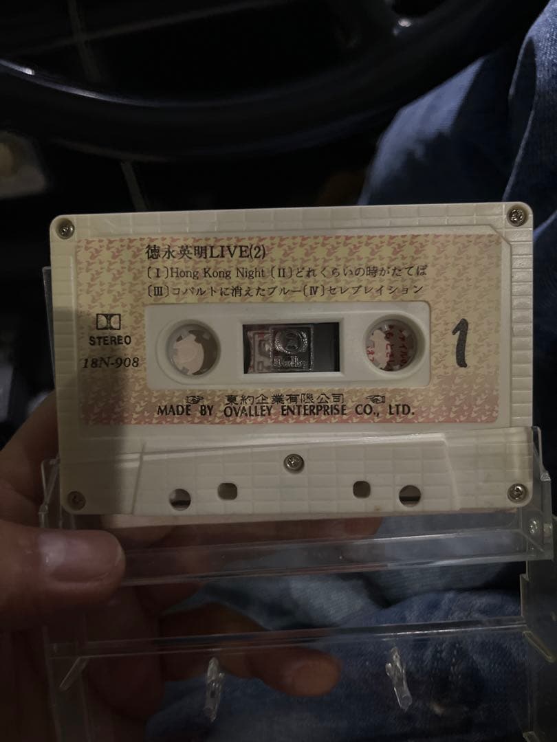 Hideaki Tokunaga Live vol.2 カセットテープ