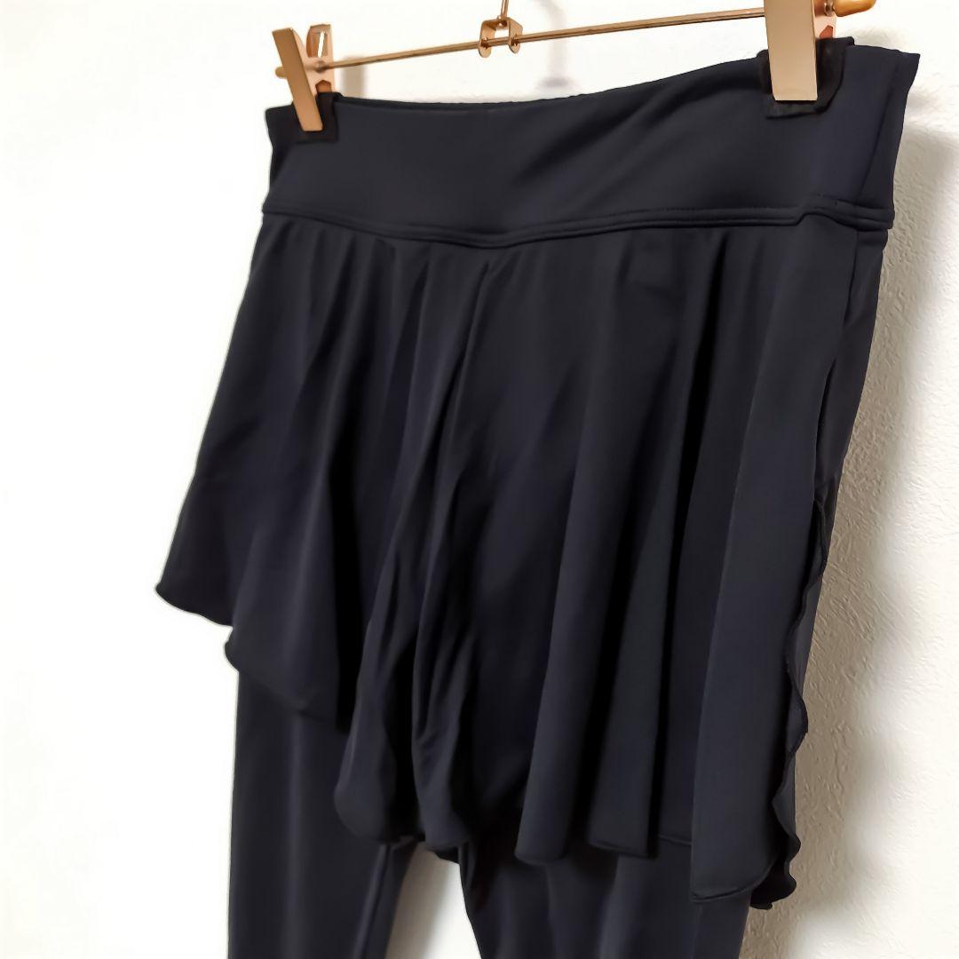【未使用】チャコット ショートパンツ付きレギンス　黒＊ヨガウェア　バレエ　ダンス