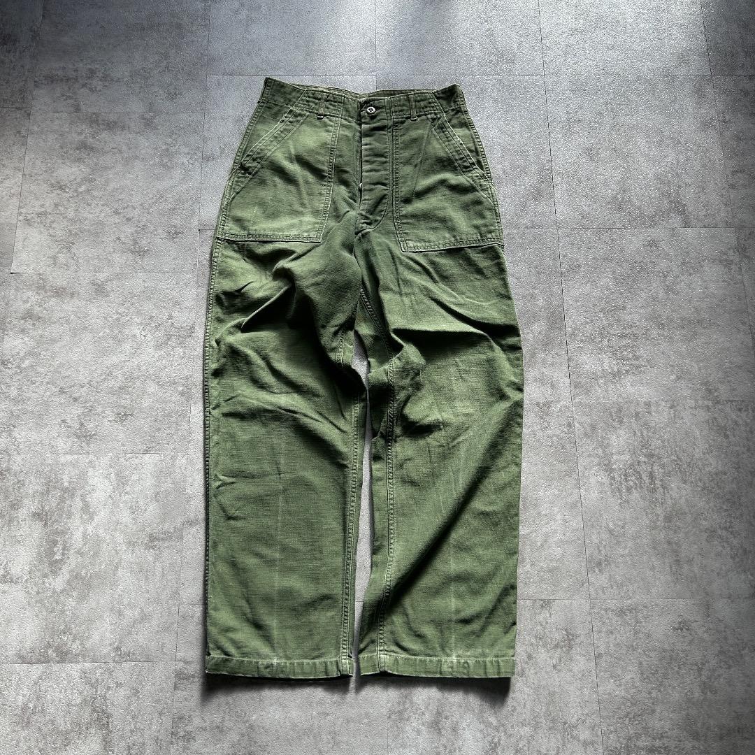 60s アメリカ軍 OG107 ベイカーパンツ 30×31