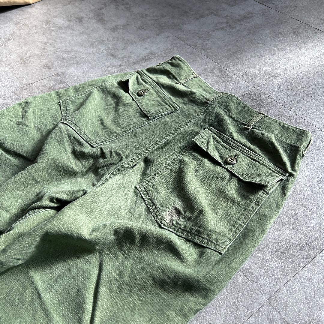 60s アメリカ軍 OG107 ベイカーパンツ 30×31