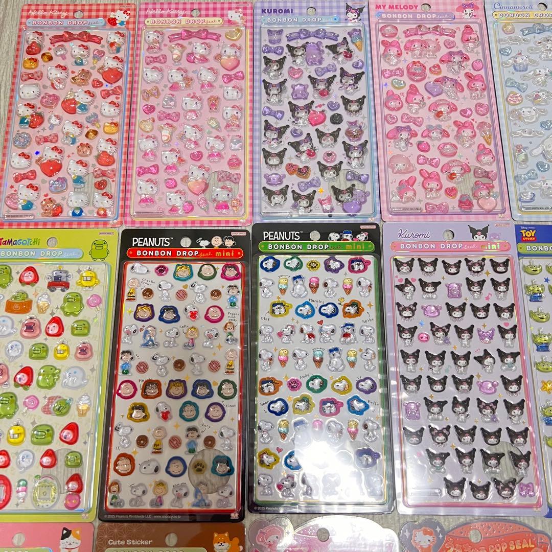 【豪華特典付き✨️】ボンボンドロップシール ランダムで10点 まとめ売り‼️