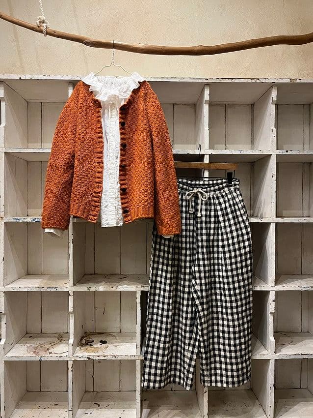 2023AW nest Robe ウールツイードニットカーディガン タグつき