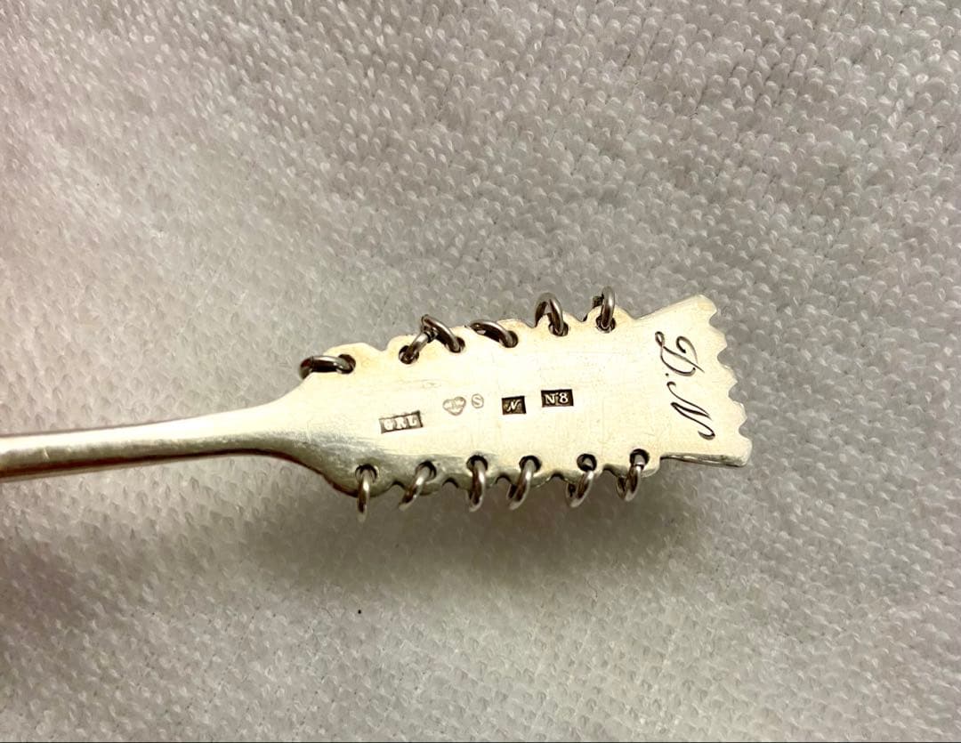 スウェーデン製 ハンドメイド シルバー スプーン 6本セット（2セット×3絵柄）