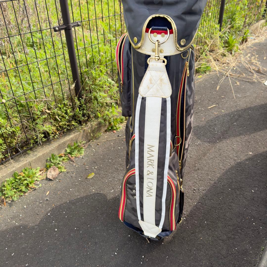 マークアンドロナ キャディバッグ 9型 マーク＆ロナ トリコ 迷彩 スタンド