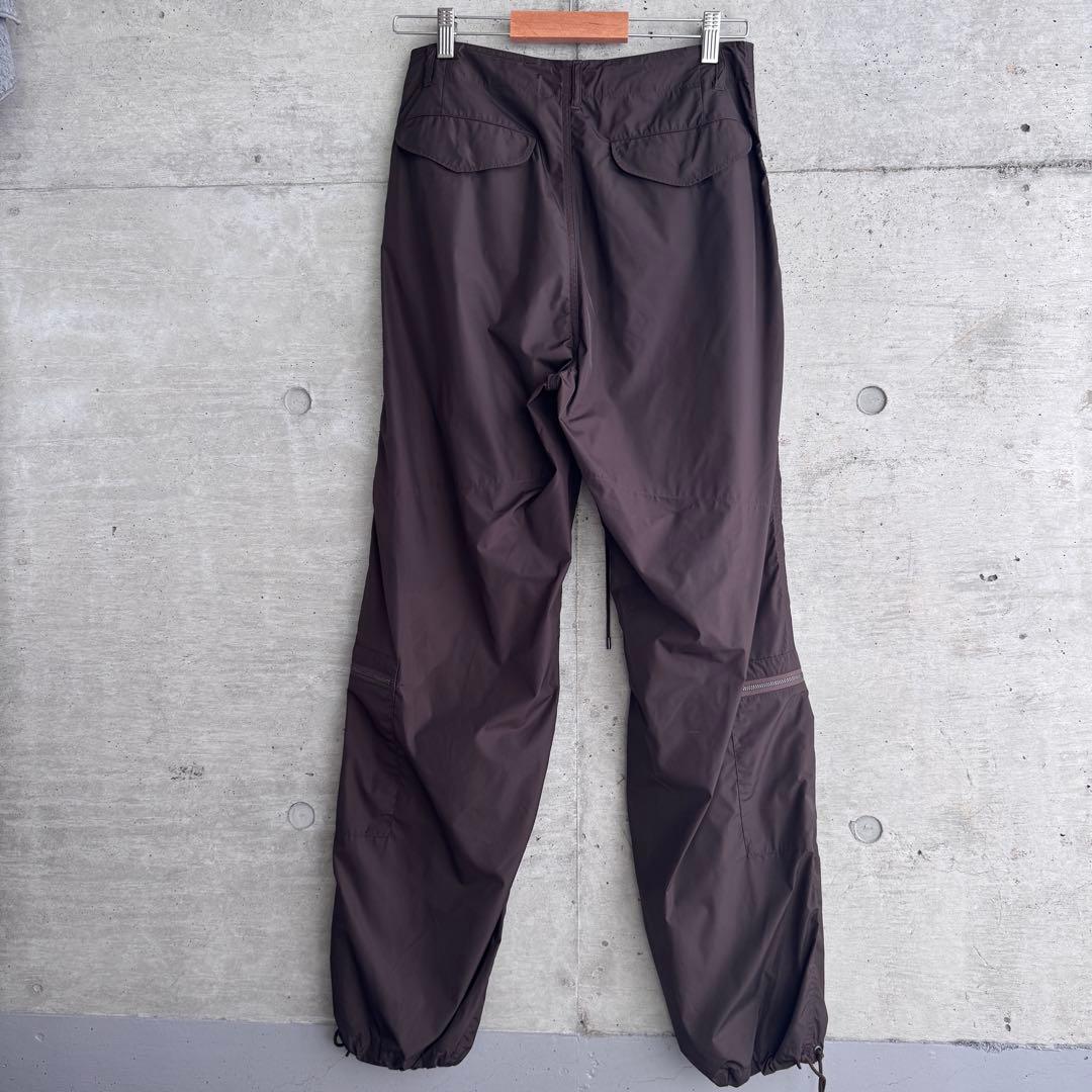 AURALEE LIGHT NYLON FATIGUE PANTS ブラウン 1