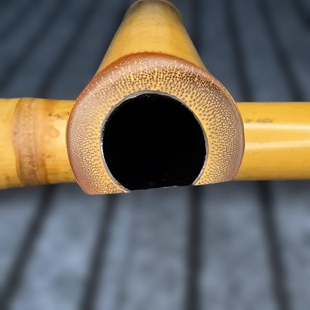 尺八 一尺八寸管 銘有り 三印 本管