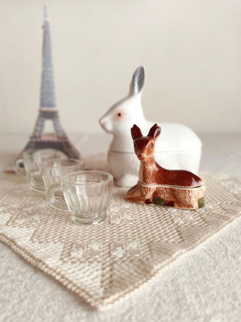 【まーちゃんさま】vintage pot ୨୧ 小鹿さん miniテリーヌポット