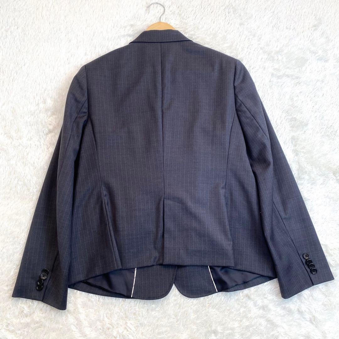 近年モデル　美品　4XL 組曲　スーツ　スカートセットアップ　YUNSA グレー