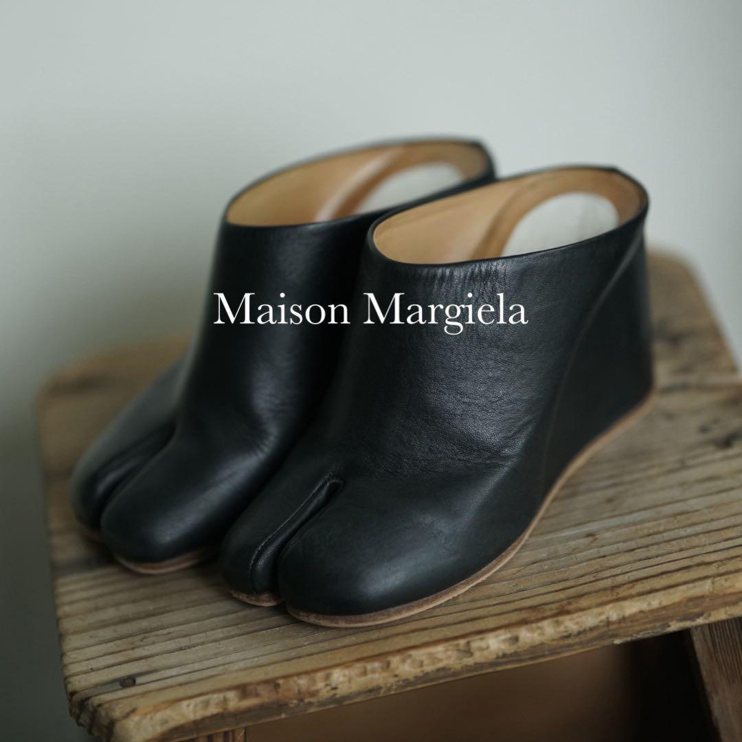 メゾンマルタンマルジェラ ウェッジソール タビ ミュール パンプス サボ