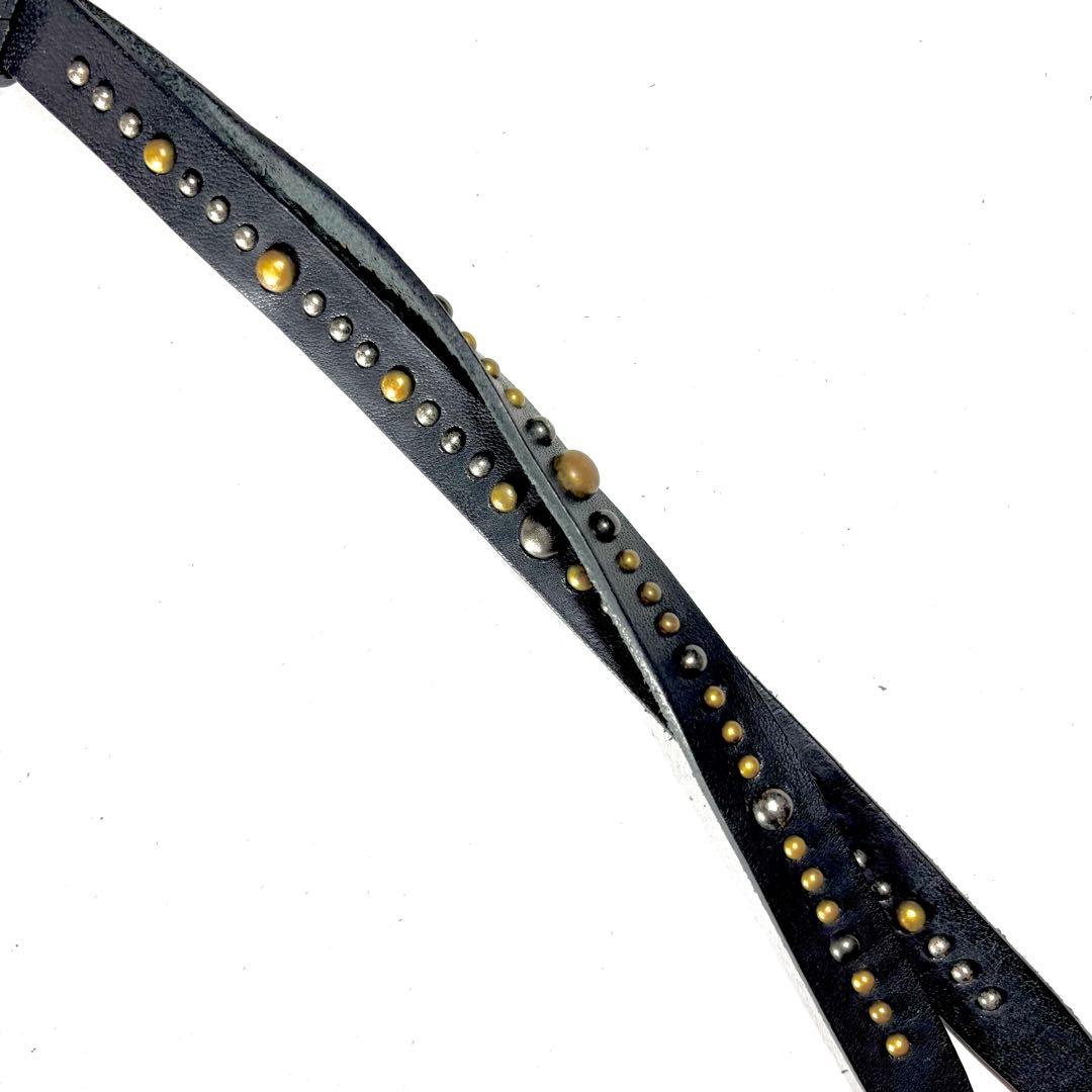 【フック変更】スタッズキーホルダー［sh300-1502］国産レザー