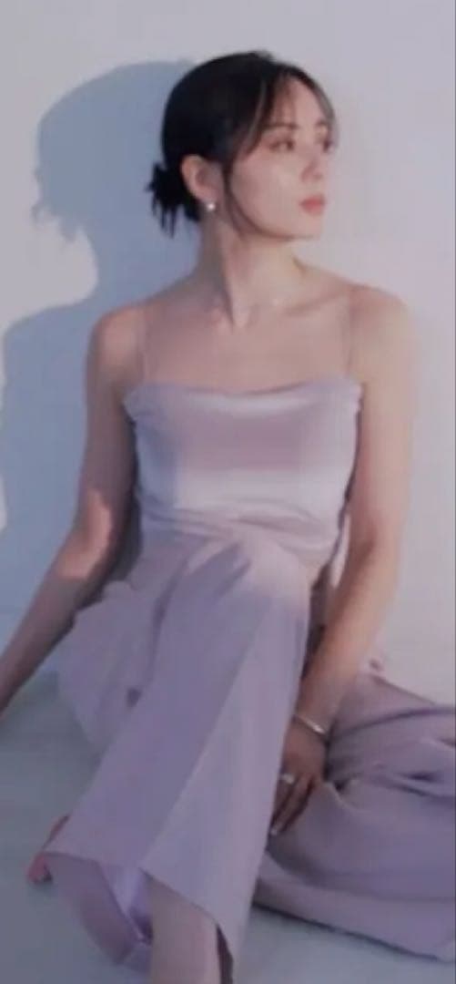 OUR WACOAL×anuans カップインベロアキャミソール