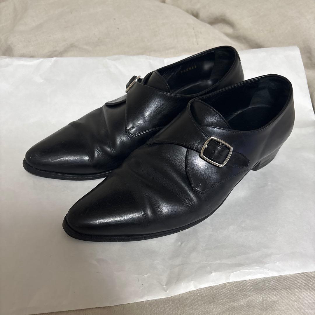 CELINE JACNO モンクストラップレザーシューズ