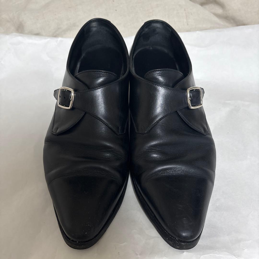 CELINE JACNO モンクストラップレザーシューズ