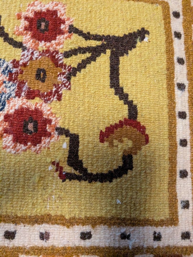 ヴィンテージラグ　チベット絨毯