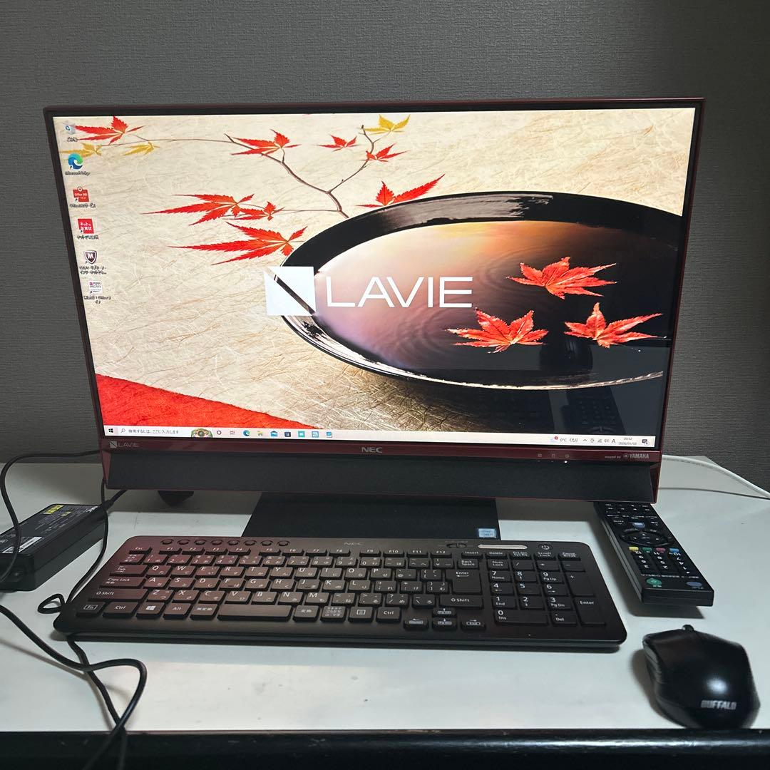 LAVIE Desk DA770/DAR PC [クランベリーレッド]