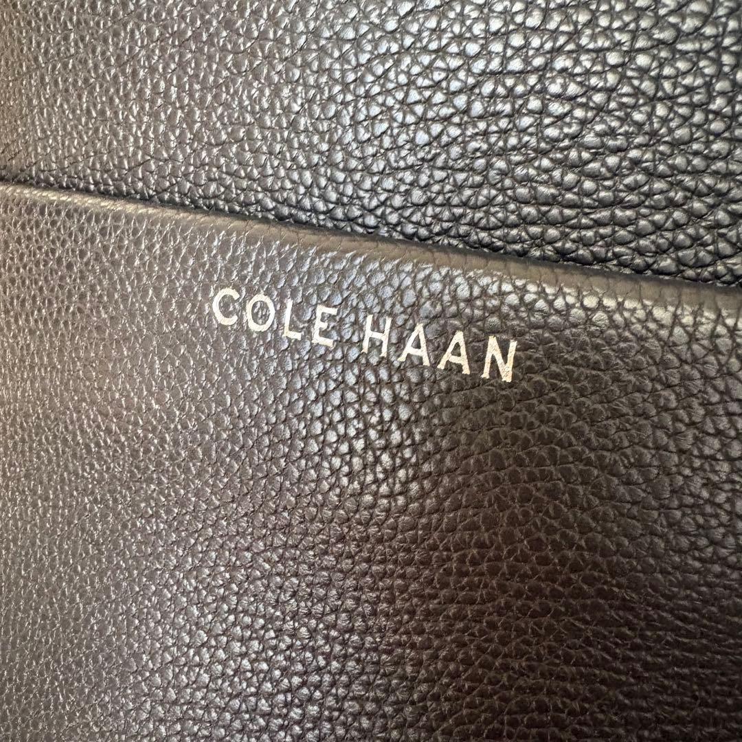COLE HAAN コールハーン　本革　リュック 黒 大容量 通勤　バックパック