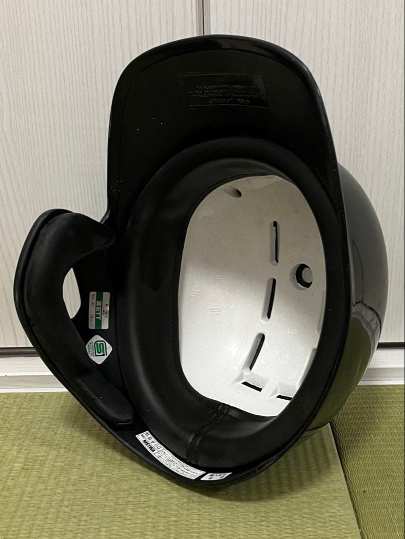 軟式野球 ヘルメット ZETT JSBB ブラック 6個セット