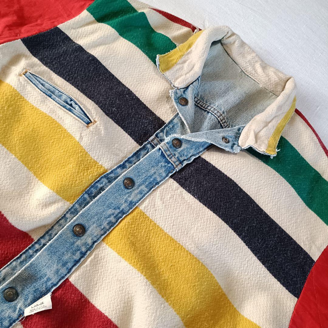 90s USA製 Levi's リバーシブル ブランケット トラッカージャケット