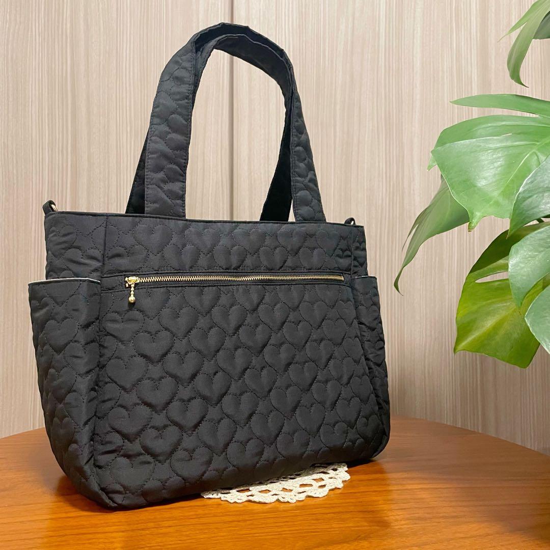 はるちゃん★☆　バッグ　ハートキルティング　アレキサンダーマーブル