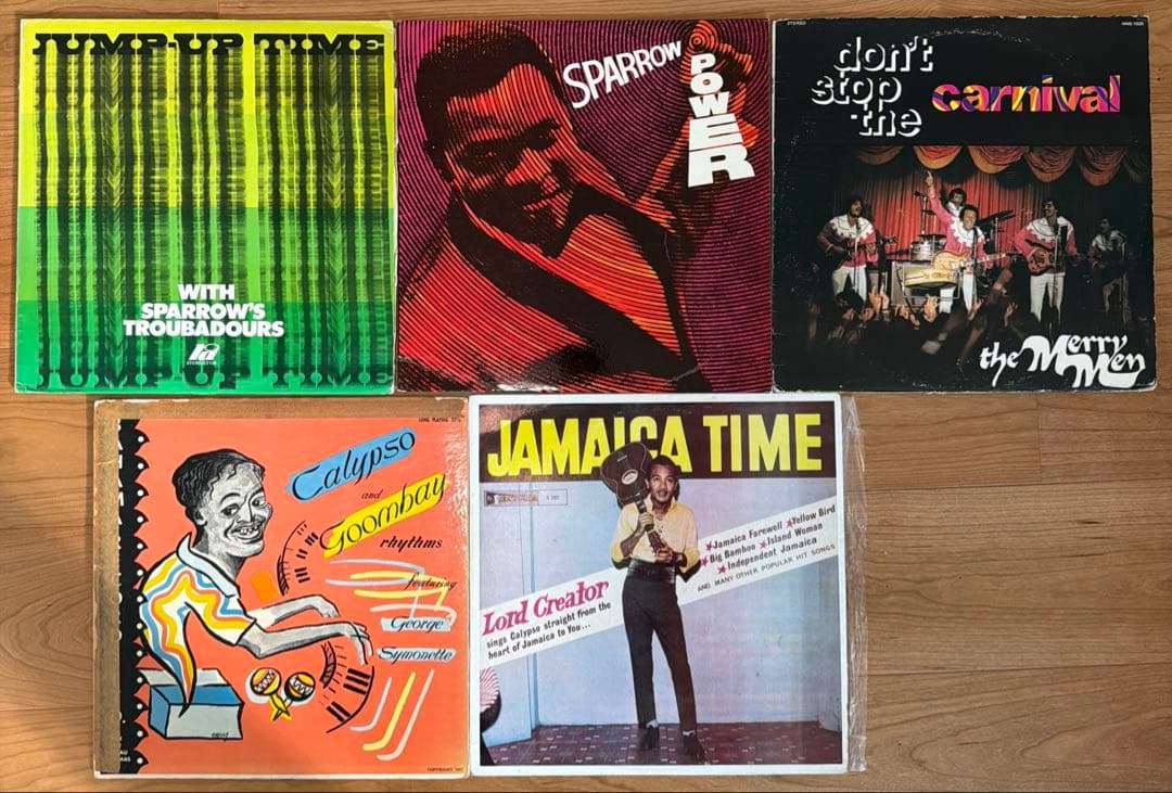 Mighty Sparrow他 calypso レコード ５枚セット