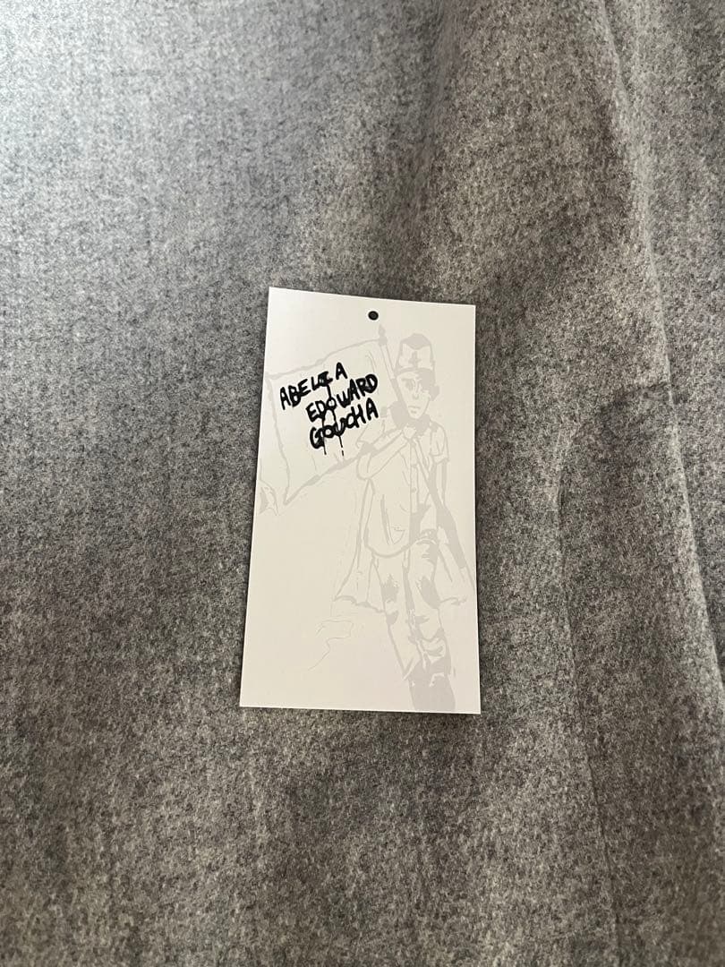 ABELIA EDOWARD GOUCHA グレー　ノータックスラックス　後切替