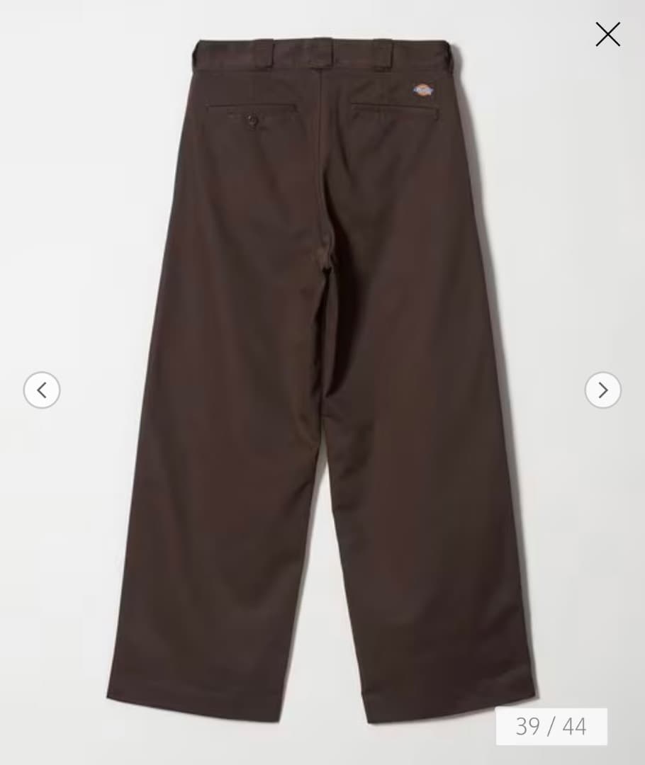 Dickies×monkey timeのツイルローライズバギーパンツ