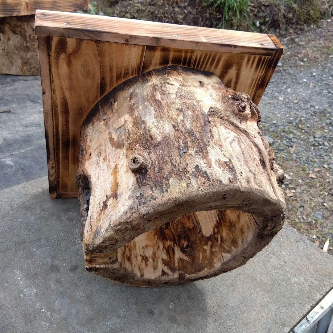 天然木 昆虫採集道具 日本みつばち誘引待ち箱のベース