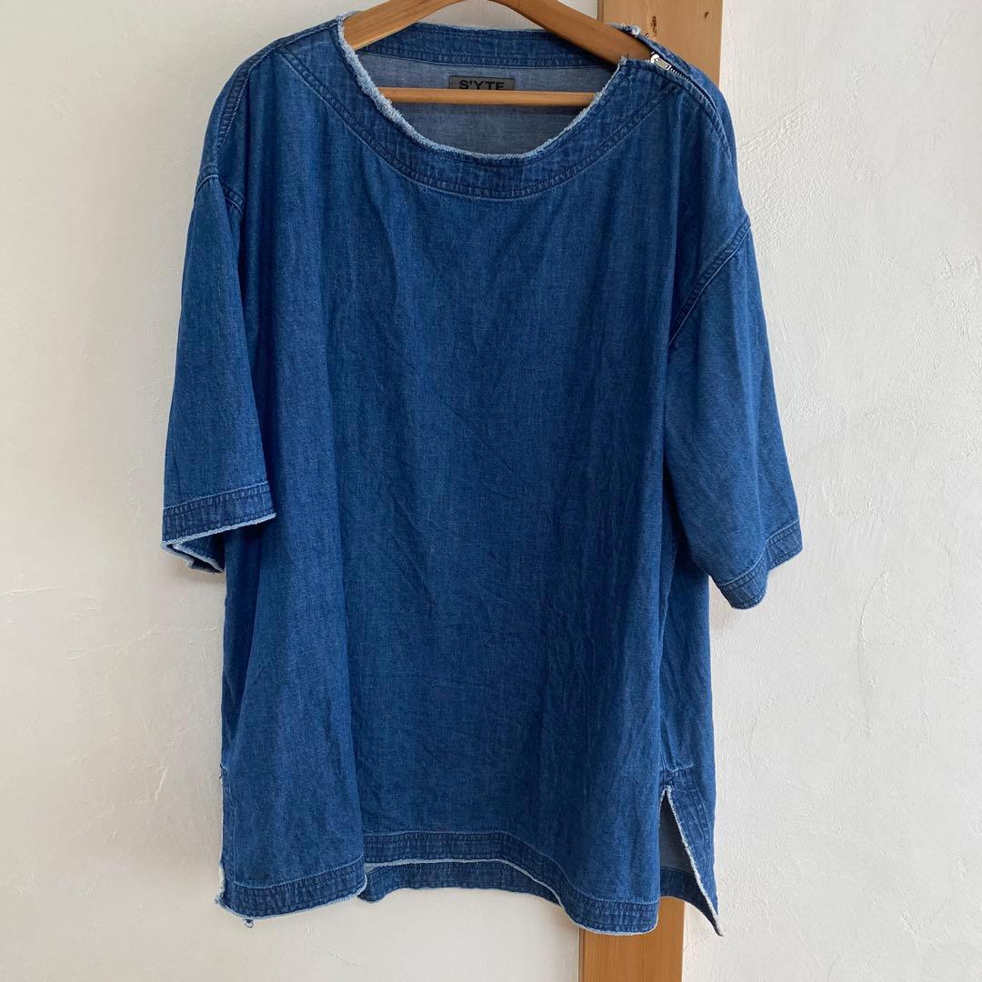 S'YTE ヨウジヤマモト　8OZ デニムオープンショルダーシャツ　パンツ